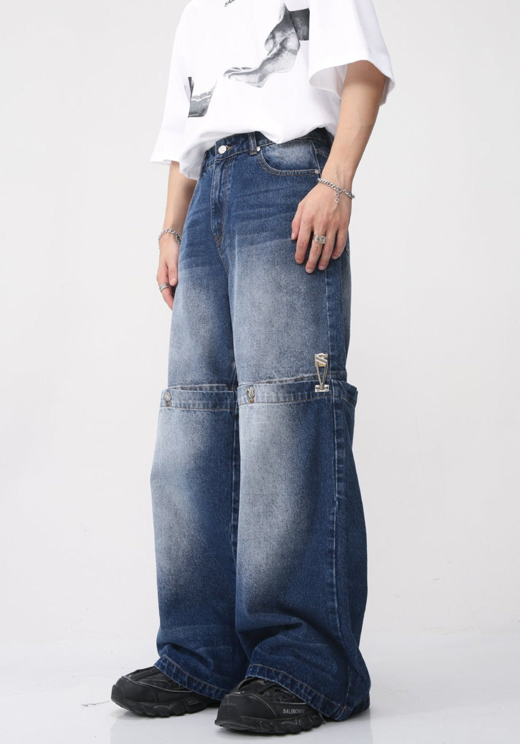 Detachable Denim Pants