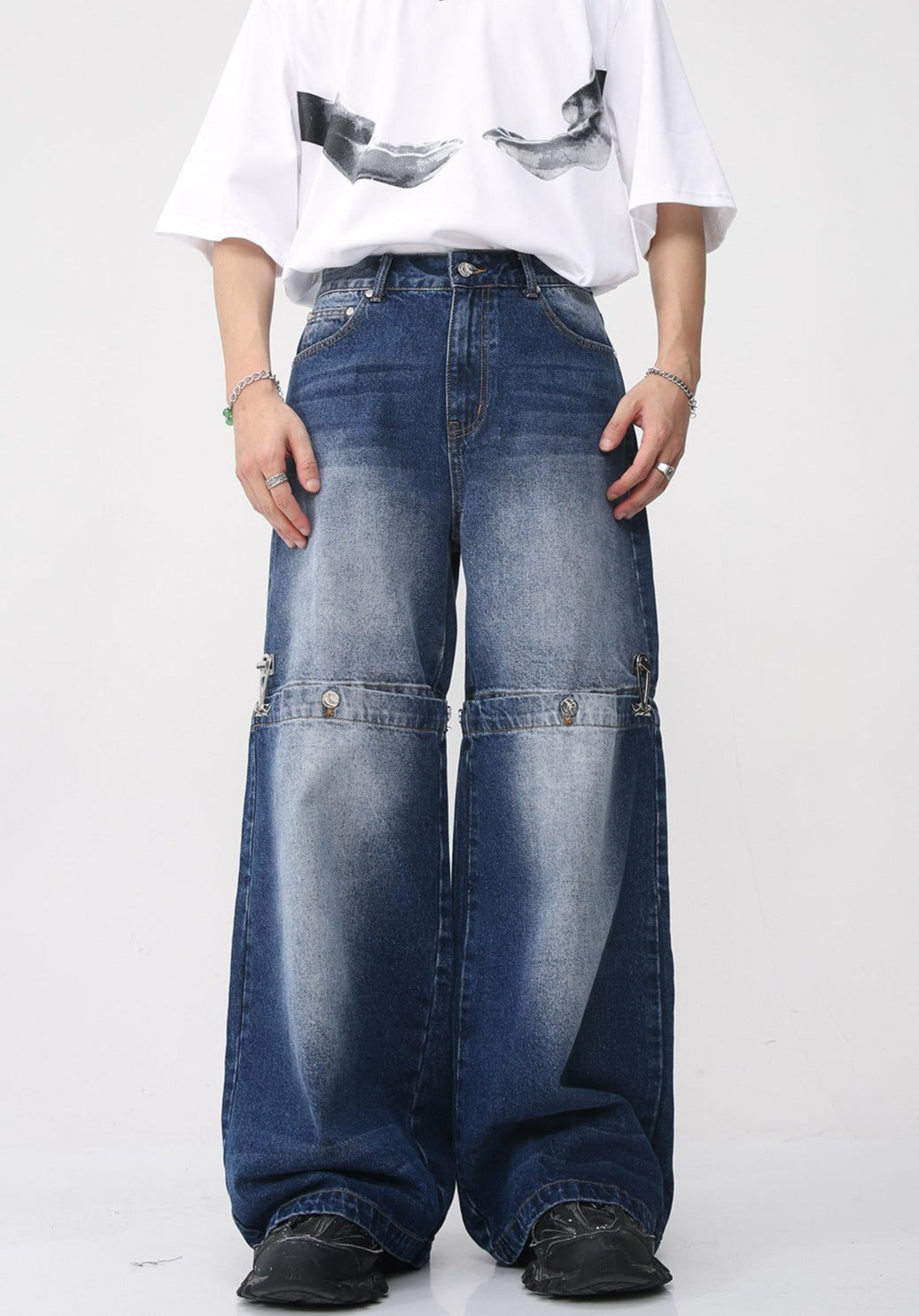 Detachable Denim Pants