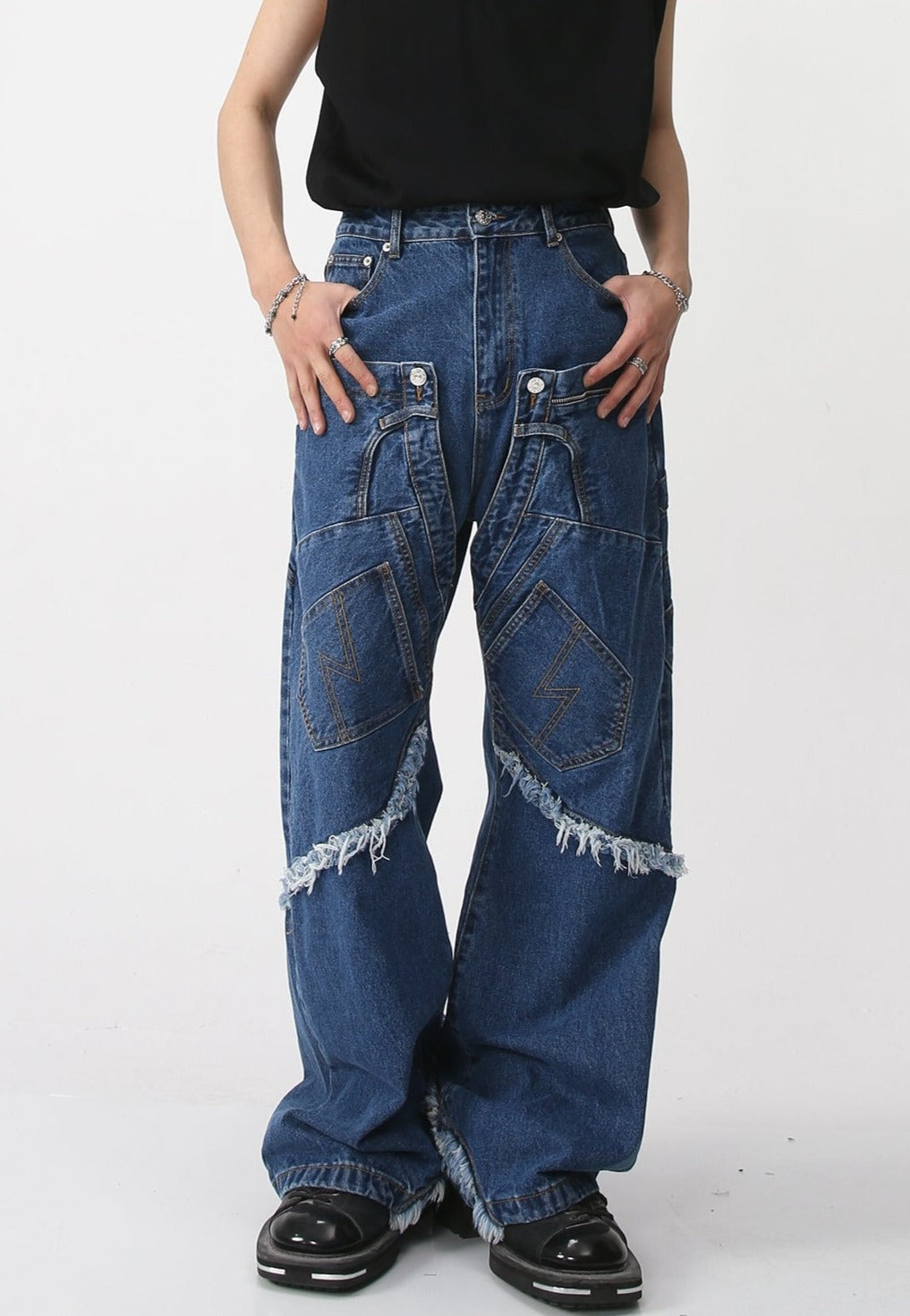 Men's Casual Denim Trousers