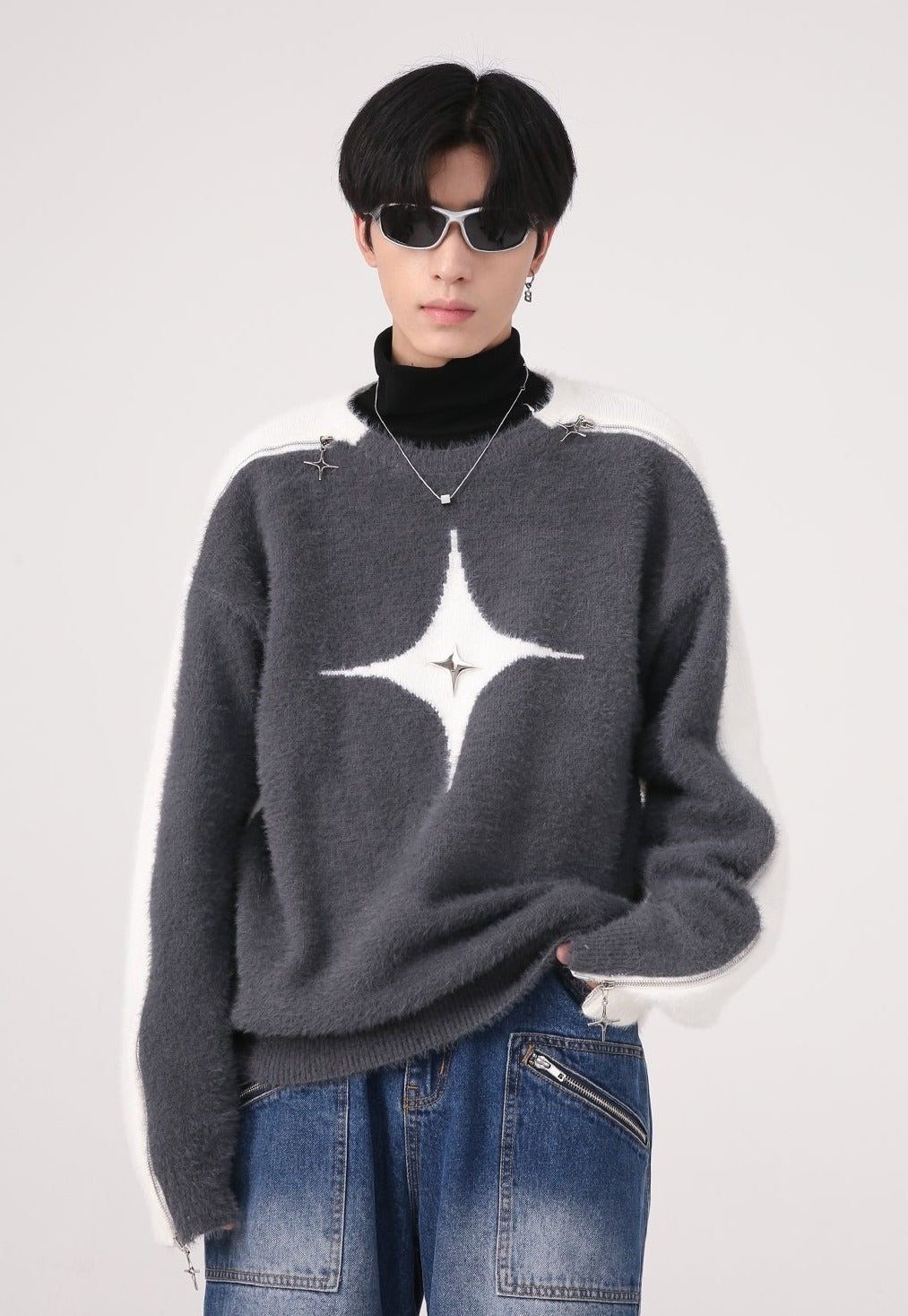 NB Star Mohair Knit Sweater