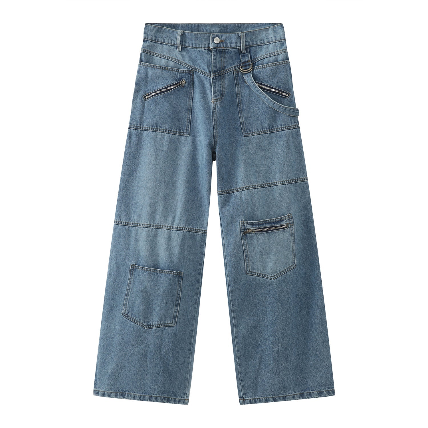 Denim Legckets Pants