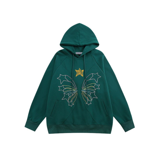 Best Butterfly Hoodie - Embroidered Design