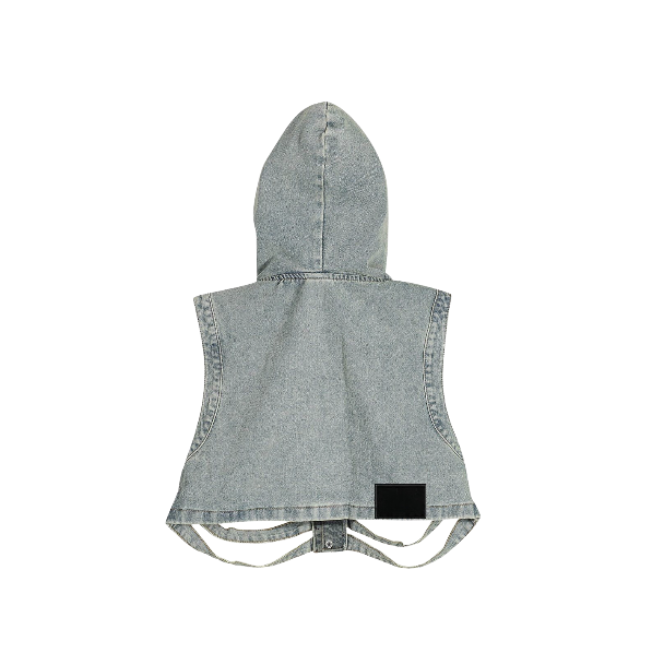 NB Skeleton Denim Vest