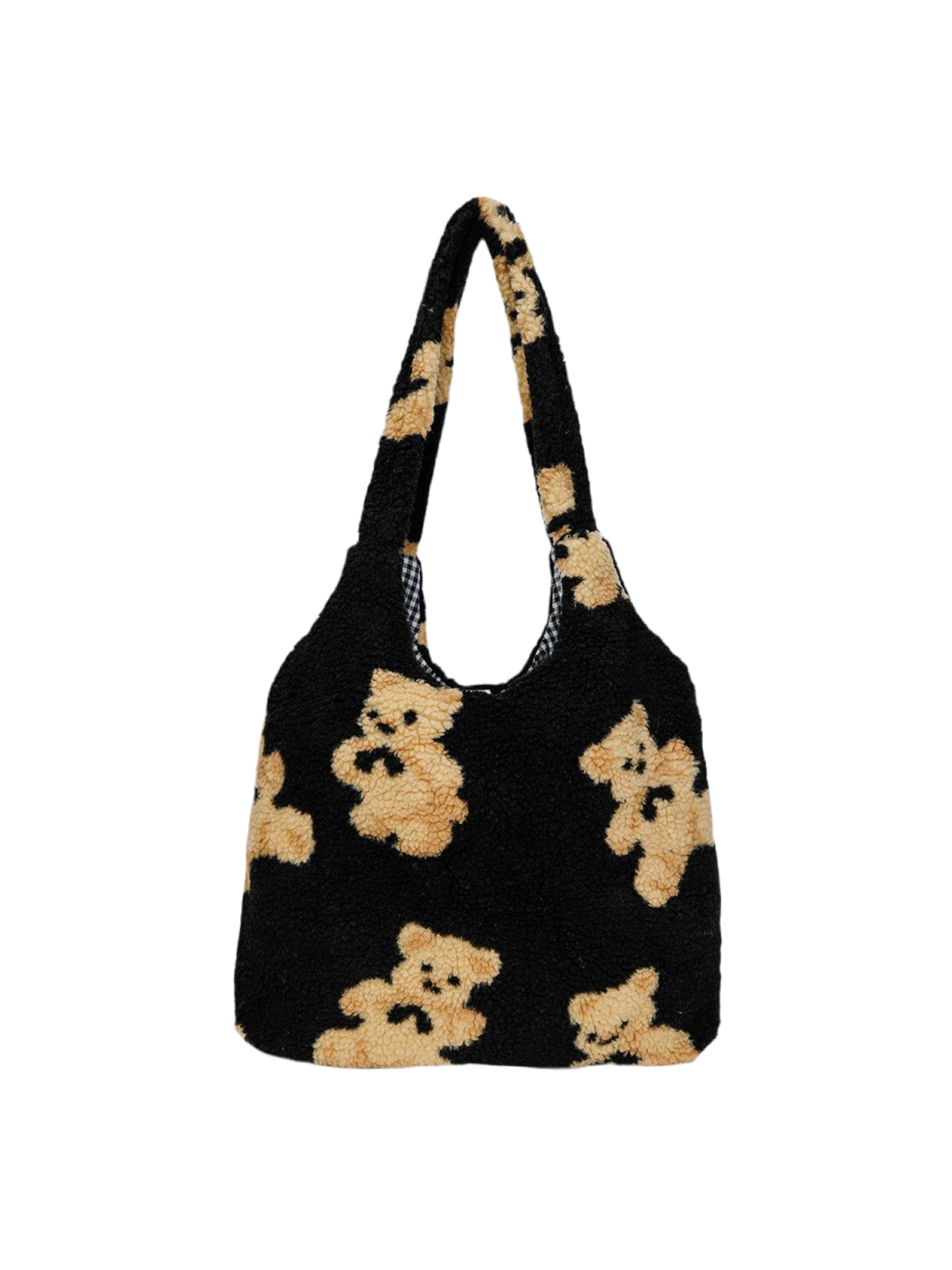 NB Bear Pattern Sherpa Bag