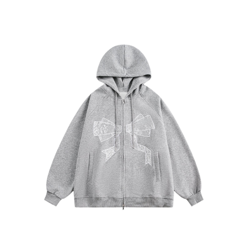 NB Embroidery Lace Bow Hoodie