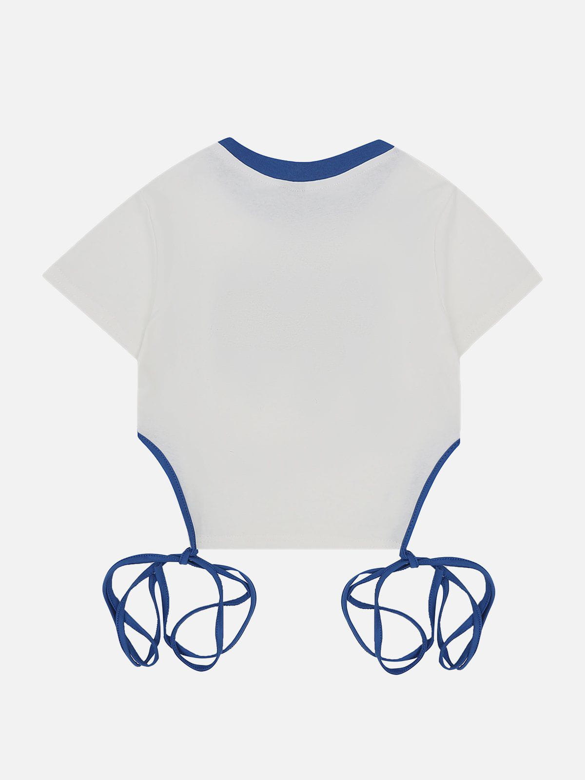 NB Letter Printing Drawstring Top