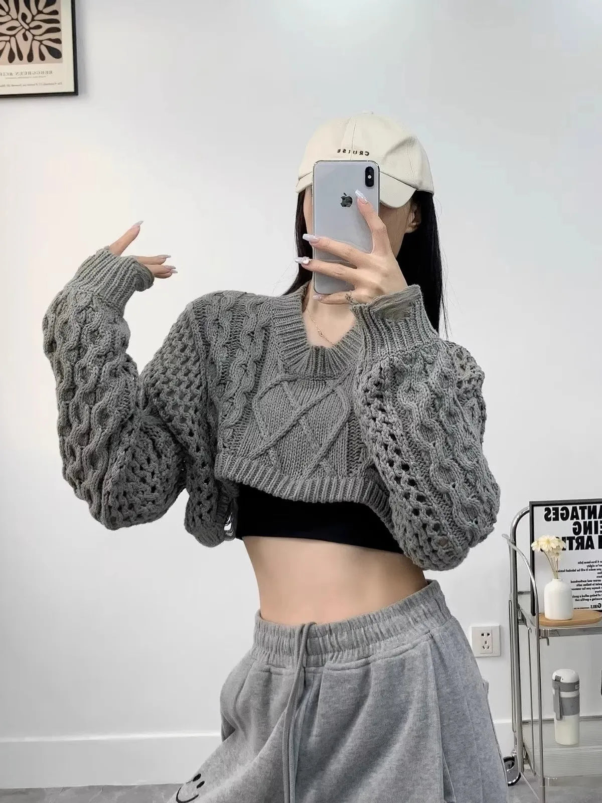 NB Cropped Loose Sweater