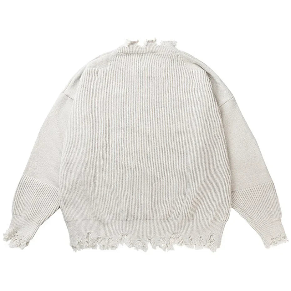 NB Knit Ripped Sweater