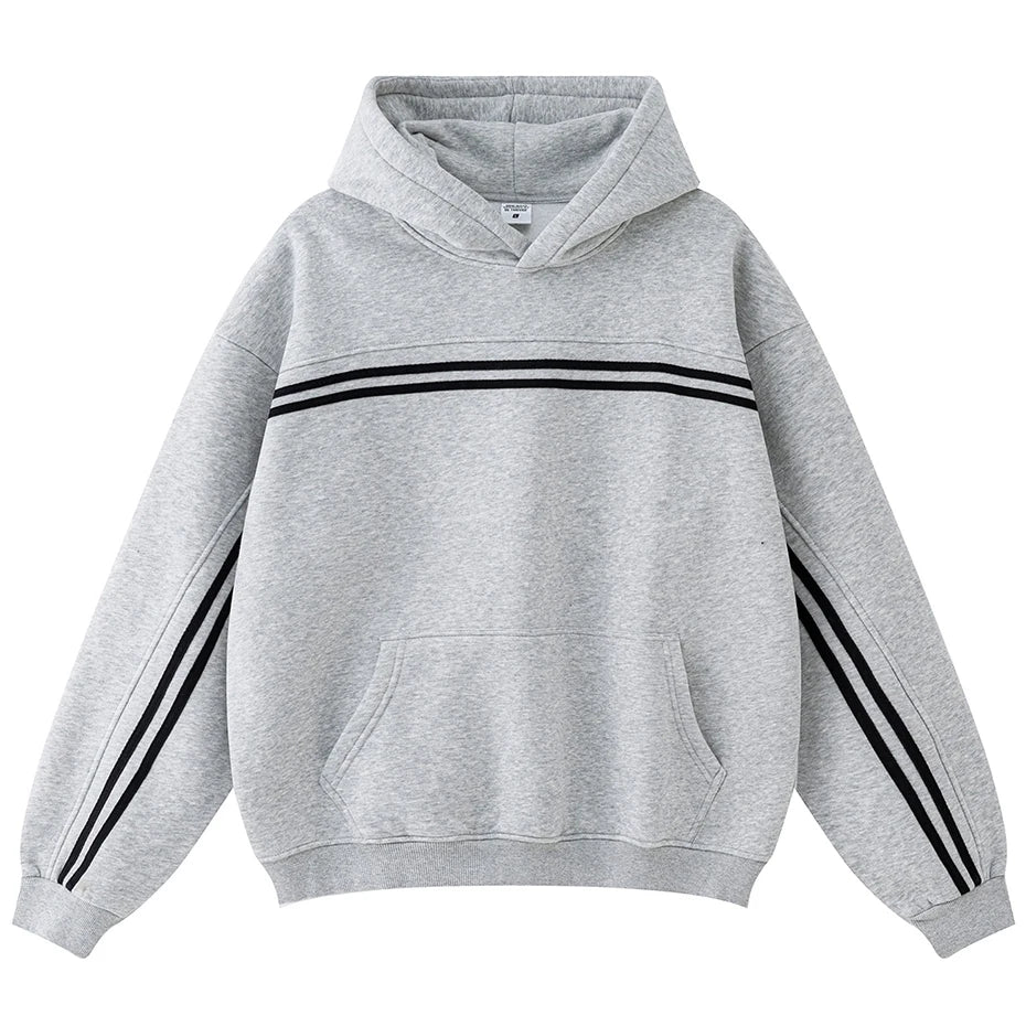 NB Striped Fleece Hoodie