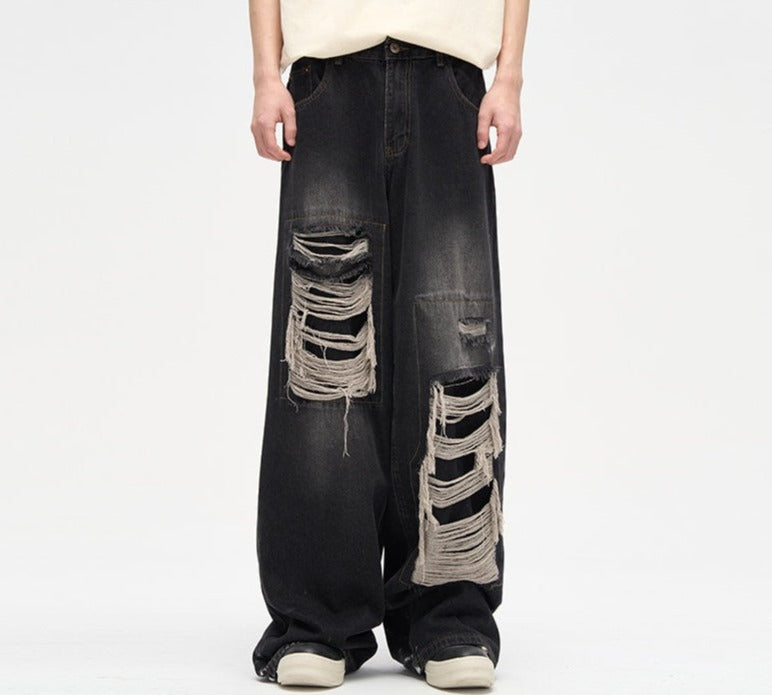 Damaged Design Jeans