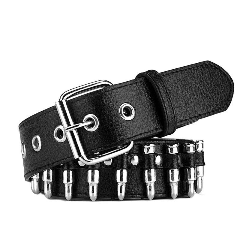 NB Bullet Belt - Rivet Studded Belt 