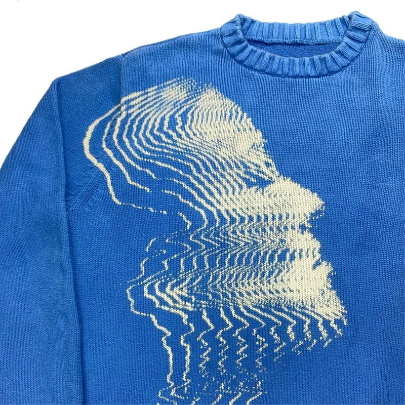 NB Knit Face Print Sweater