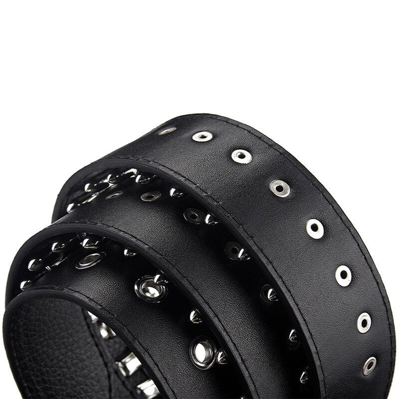 NB Bullet Belt - Rivet Studded Belt 