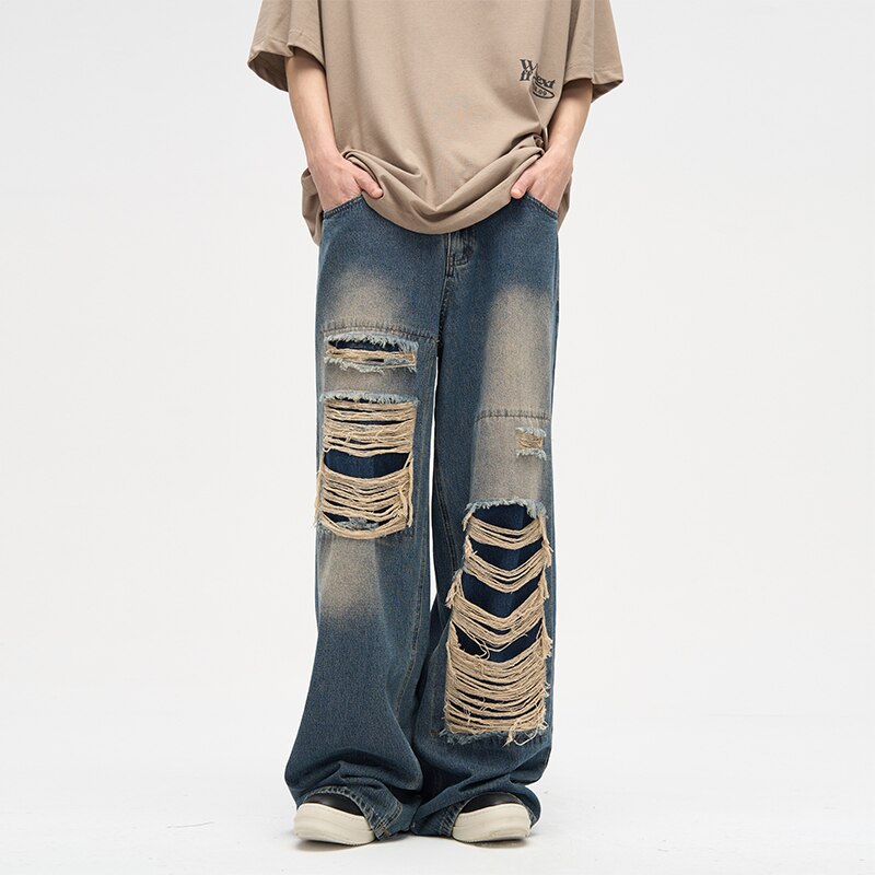 Stylish Damaged Jeans