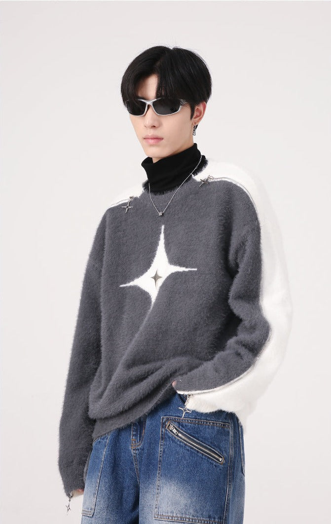 NB Star Mohair Knit Sweater