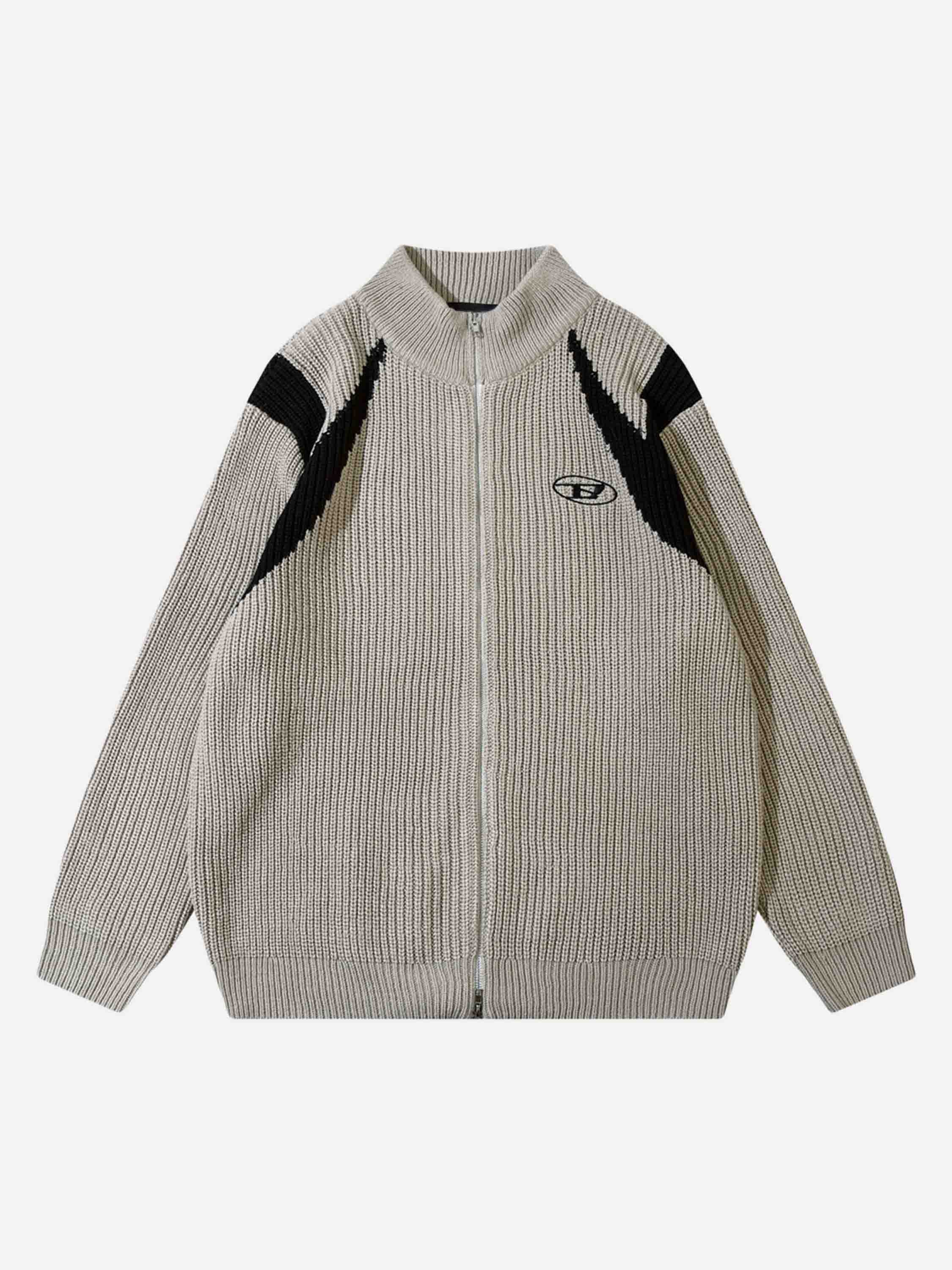 NB Symmetrical Knit Zip Jacket