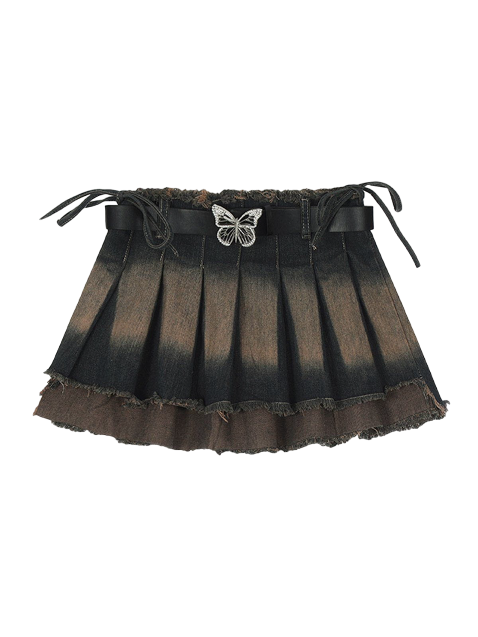 Butterfly Pleated Skirt - Short Skirt