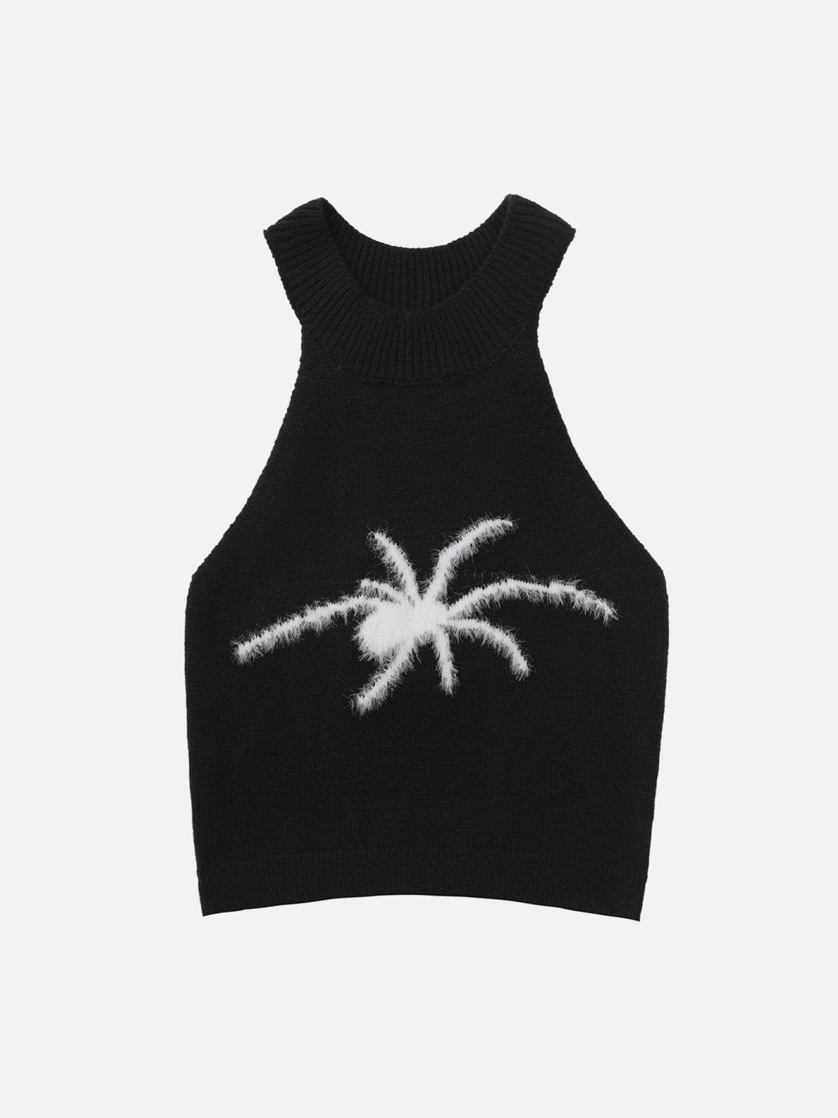 NB Spider Embroidery Knit Top